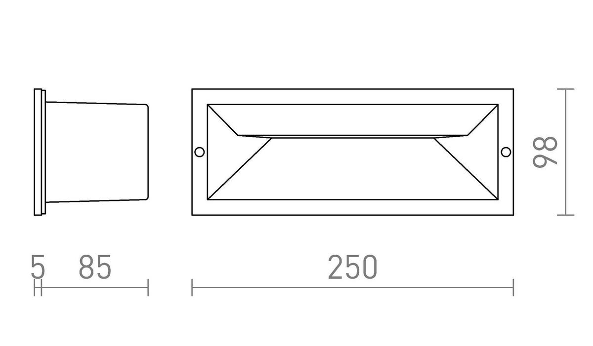 AUSSENLEUCHTE RAGG Weiß 12 W IP65 - Weiß, Metall (25/25/98cm) - Rendl