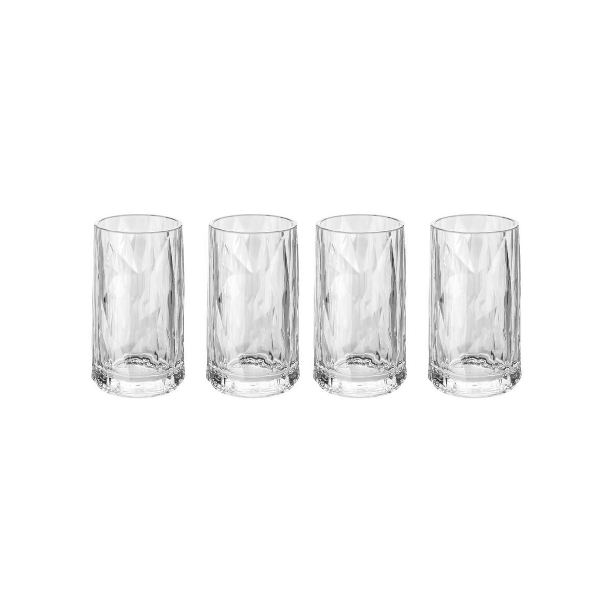 STAMPER SUPERGLAS Club No. 7 transparent 40 ml 4er Set - Transparent, Kunststoff (0.04L) - Koziol