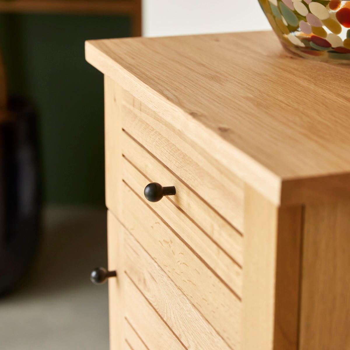 HOCHSCHRANK Soho Natur aus Eiche - Naturfarben, Holz (40/90/35cm) - Tikamoon