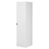 KLEIDERSCHRANK Moonir 50 cm - Goldfarben/Weiß, Holzwerkstoff/Metall (50/200.5/57cm) - Selsey