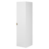 KLEIDERSCHRANK Moonir 50 cm - Goldfarben/Weiß, Holzwerkstoff/Metall (50/200.5/57cm) - Selsey