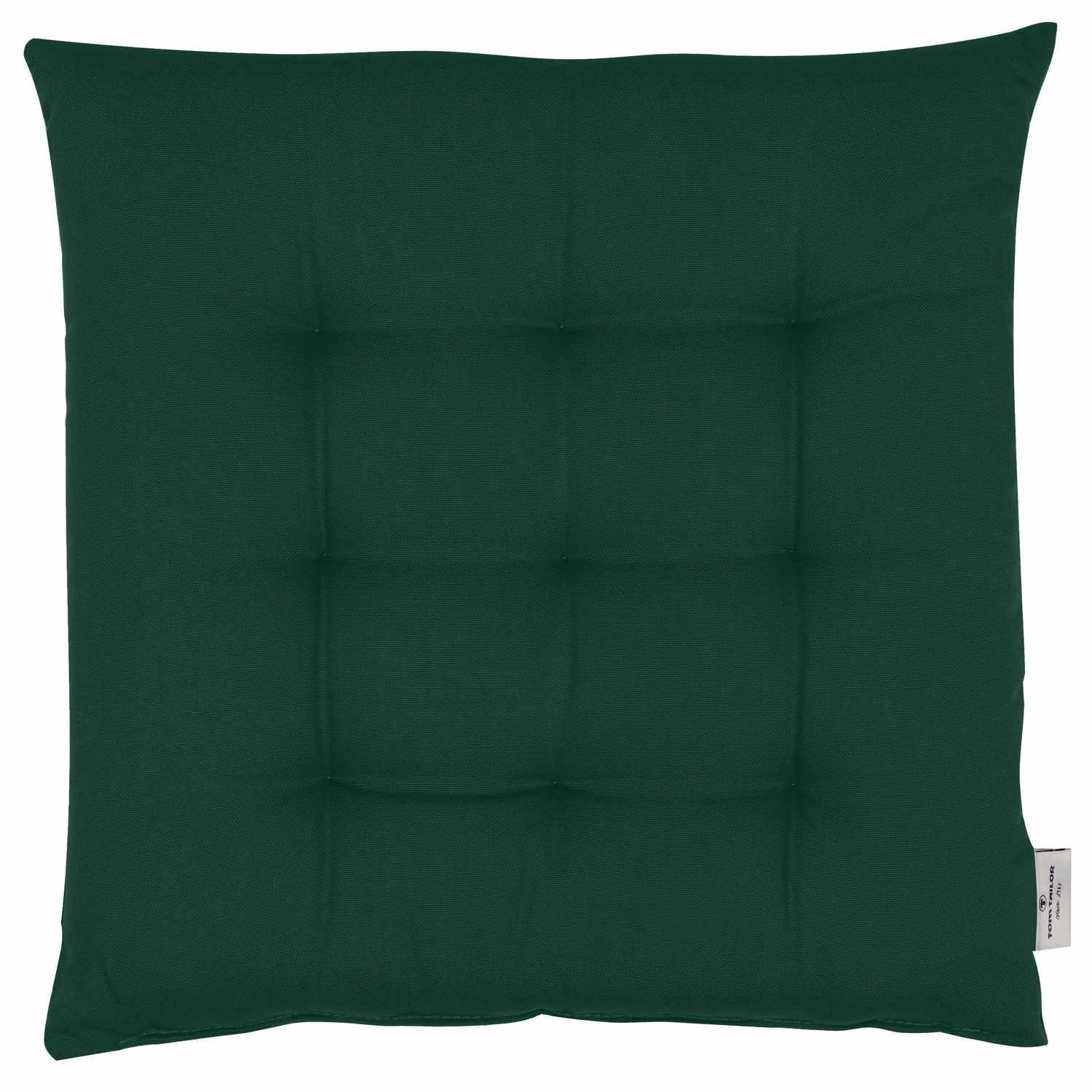 SITZKISSEN MIT 9 PUNKT-STEPPUNG DOVE - Hellgrün, Textil (40/40/5cm) - Tom Tailor