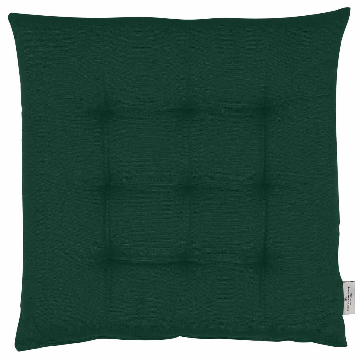 SITZKISSEN MIT 9 PUNKT-STEPPUNG DOVE - Hellgrün, Textil (40/40/5cm) - Tom Tailor