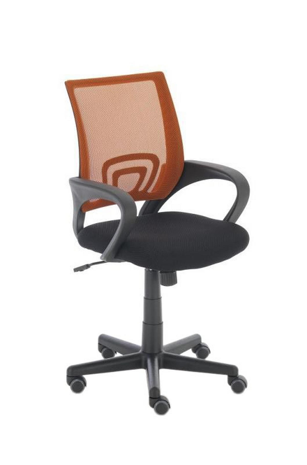 BÜROSTUHL Genf mit Netzbezug, Orange - Orange, Kunststoff/Textil (56/100/54cm) - TPFLiving