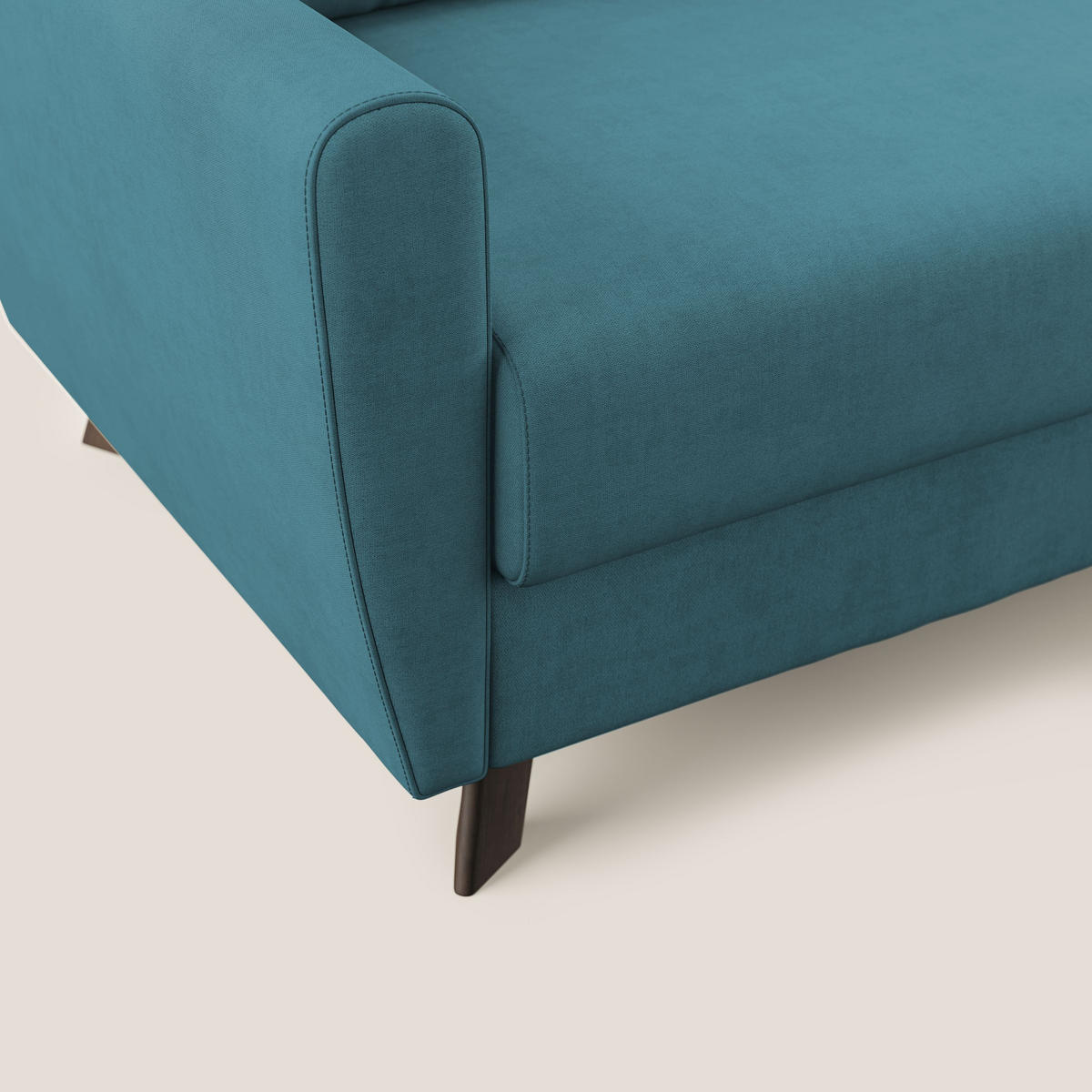 SCHLAFSOFA Callisto - Petrol, Textil (168/97/96cm) - Divani.store