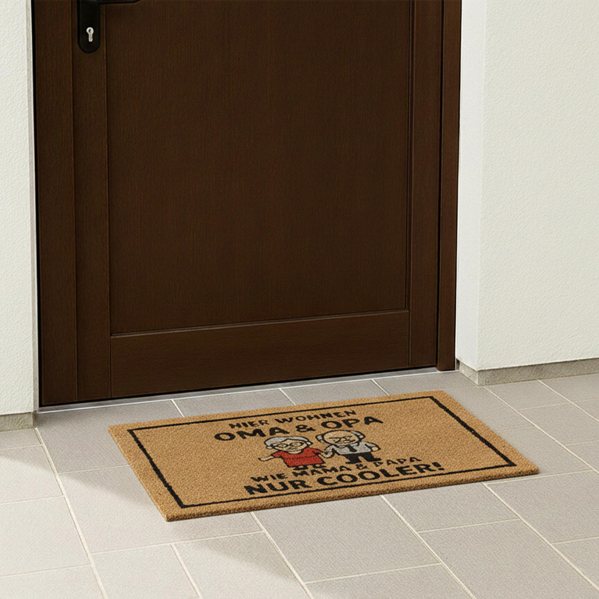 ROHOŽ - viacfarebná, textil/plast (60/40cm) - Relaxdays