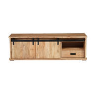 LOWBOARD LIAN III - Beige/Naturfarben, Holz (160/50/45cm) - SAM
