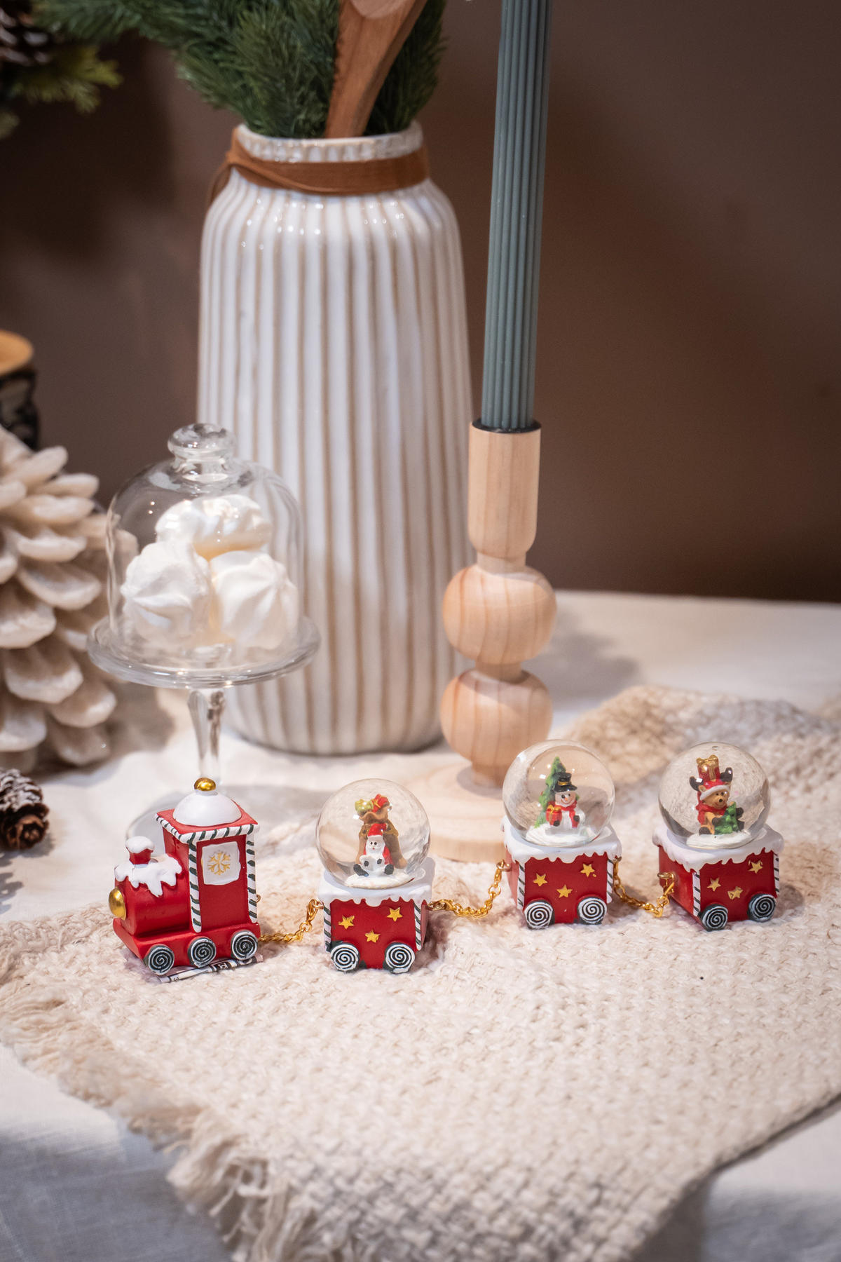 WEIHNACHTSBAHN Schneekugeln - Multicolor, Kunststoff (4/7.2/20cm) - Atmosphera Createur d´interieur