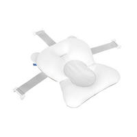 BADEKISSEN Bär Badehilfe weiß Wannenauflage, Baby-Badewannenkissen, Clips - Weiß, Kunststoff (32/45cm) - Kikka boo
