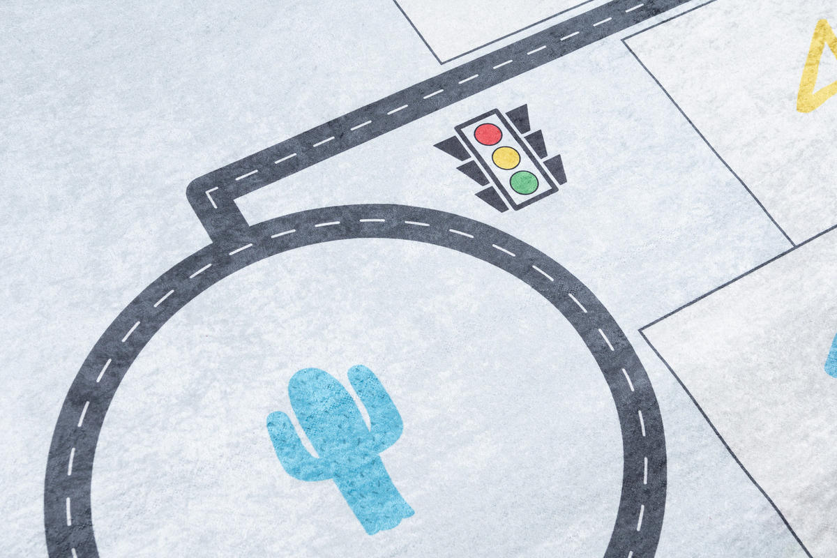 TEPPICH EMMA Grau 120/170 cm - Grau, Kunststoff (120/170cm) - Tapiso