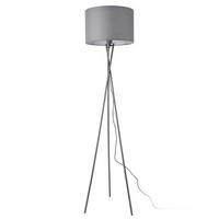 STEHLEUCHTEN Grenoble - Grau, Metall (38/38/25cm) - lux.pro