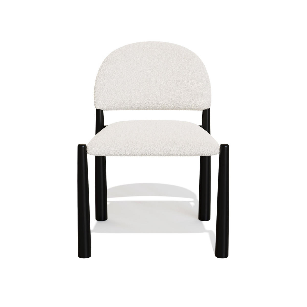 STUHL 2er-Set Bouclé-Stoff Creme 53cm - Creme, Textil (53/6.4/56.5cm) - Sia Home