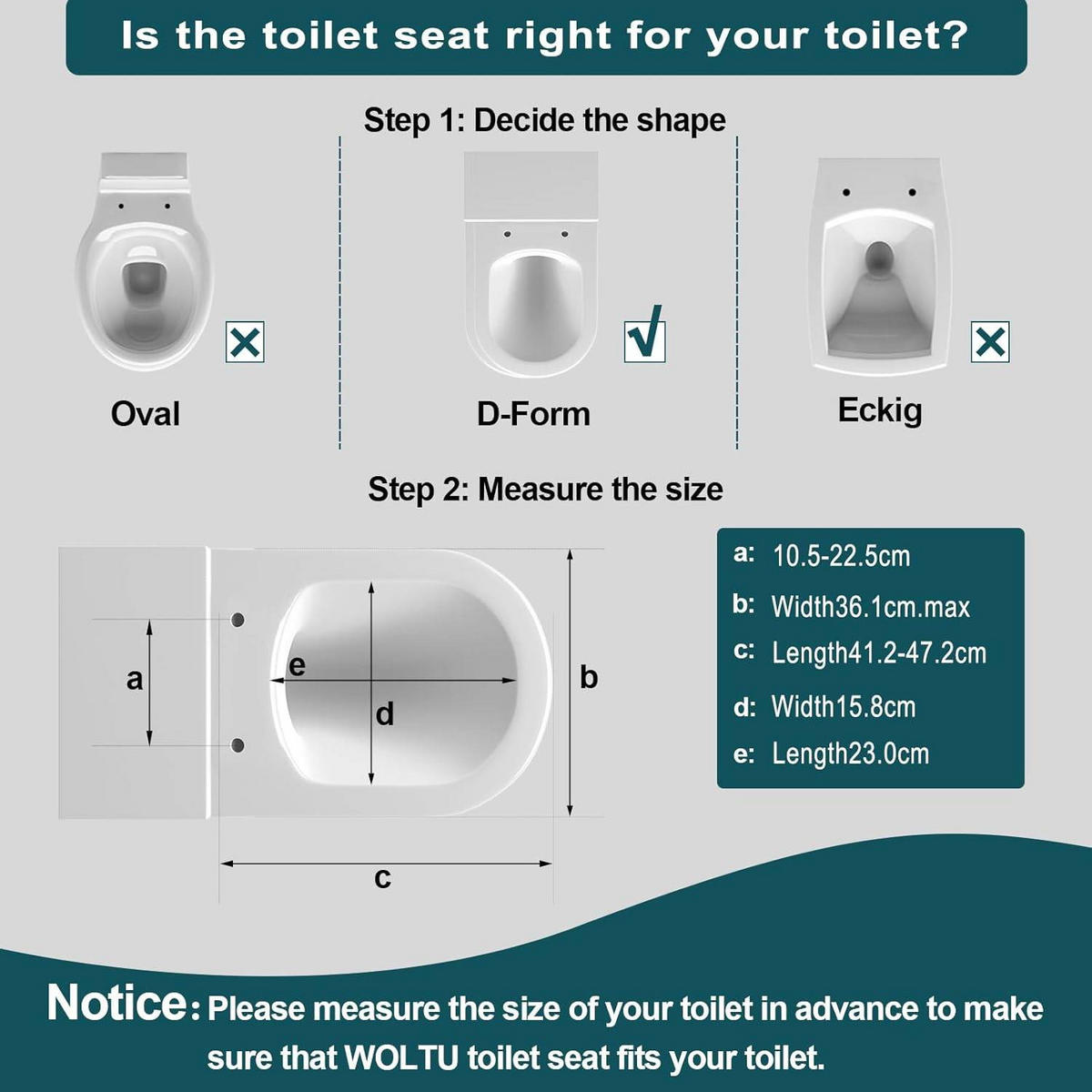WC SITZ mit Absenkautomatik, Toilettendeckel mit Kindersitz - Weiß, Kunststoff (36/4.4/45cm) - Woltu