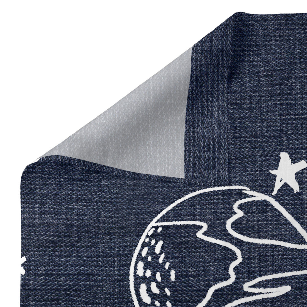 BETTWÄSCHE 2er-Set teiliges starspace 180x270 cm mehrfarbig - Multicolor, Textil (180/270cm) - Happy Friday