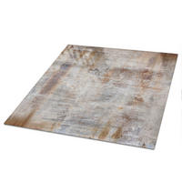 TISCHPLATTE 50x50 cm – Industrielle Abstraktion - Weiß, Glas (0.4/50/50cm) - Wallfluent