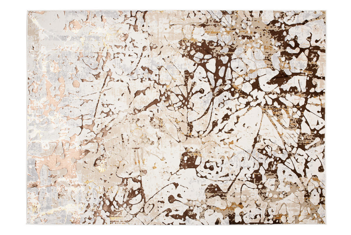 TEPPICH GOLDEN Creme 200/300 cm - Creme, Kunststoff (200/300cm) - Tapiso