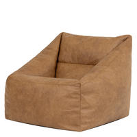SITZSACK Sessel aus Kunstleder Natalia - Braun, Textil (70/65/70cm) - icon