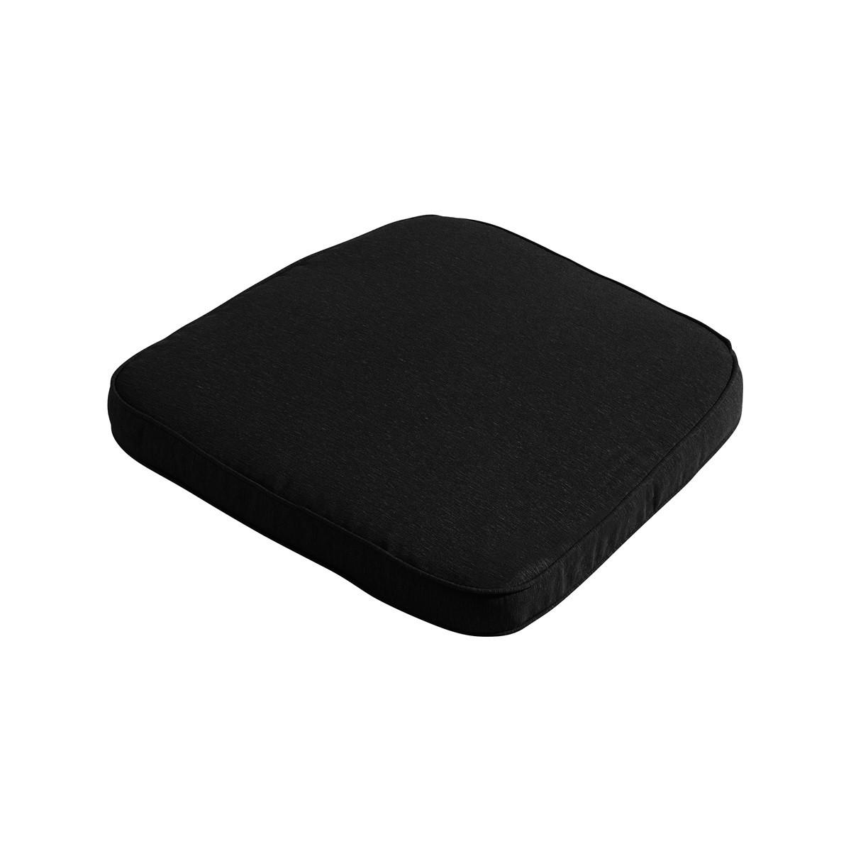 SITZKISSEN Panama 48/48 cm 4er-Set - Schwarz, Textil (48/5/48cm) - Madison