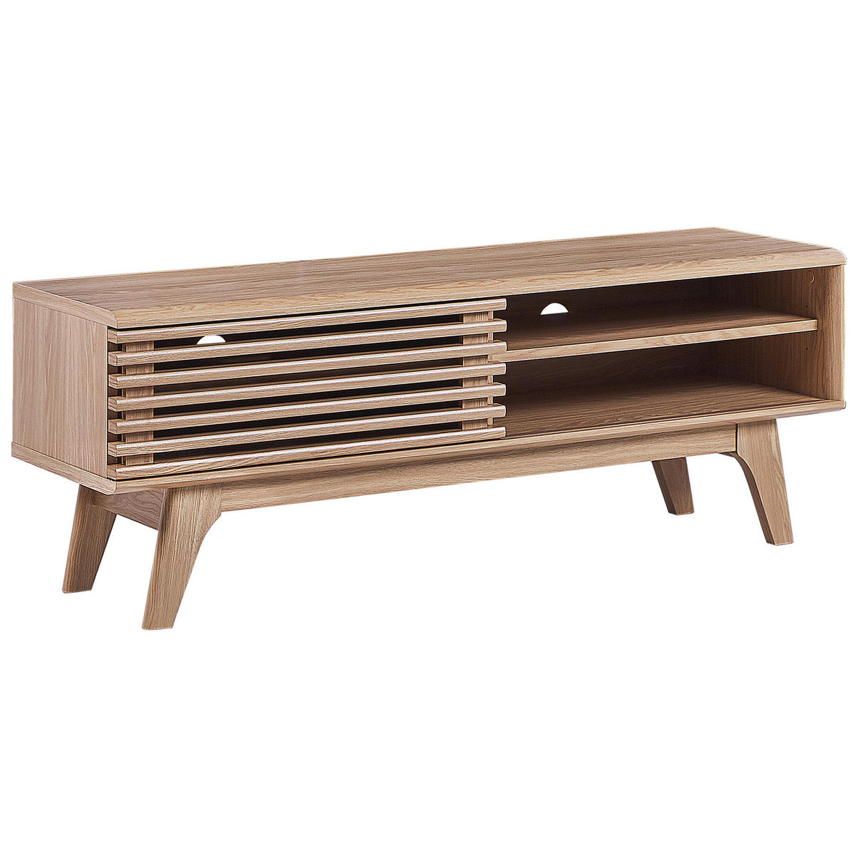 TV-MÖBEL Hellbraun TOLEDO 35/117/44 cm - Hellbraun, Holzwerkstoff (117/44/35cm) - Beliani