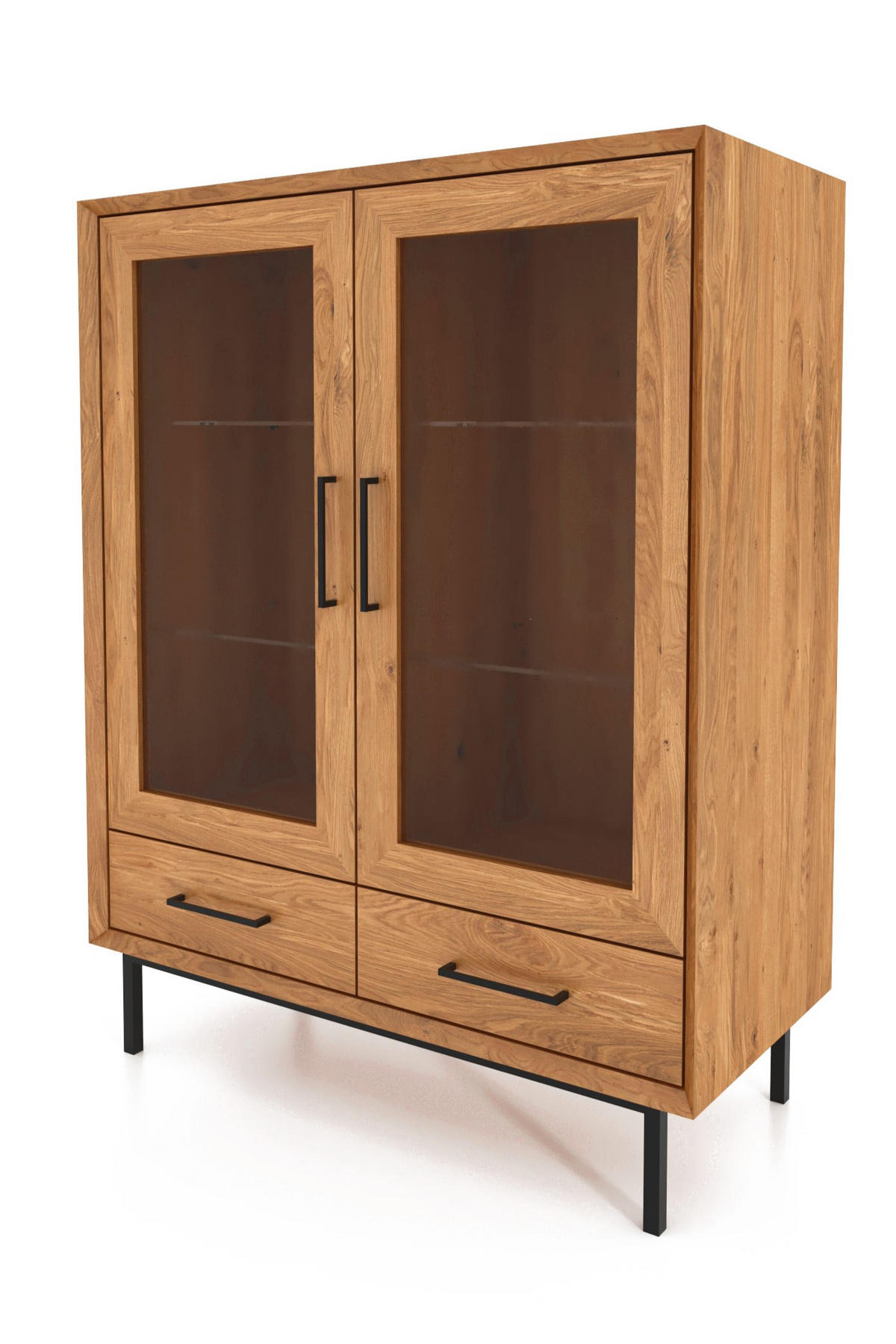 SIDEBOARD LEON Wildeiche - Wildeiche, Holz (97/125/45cm) - byoak