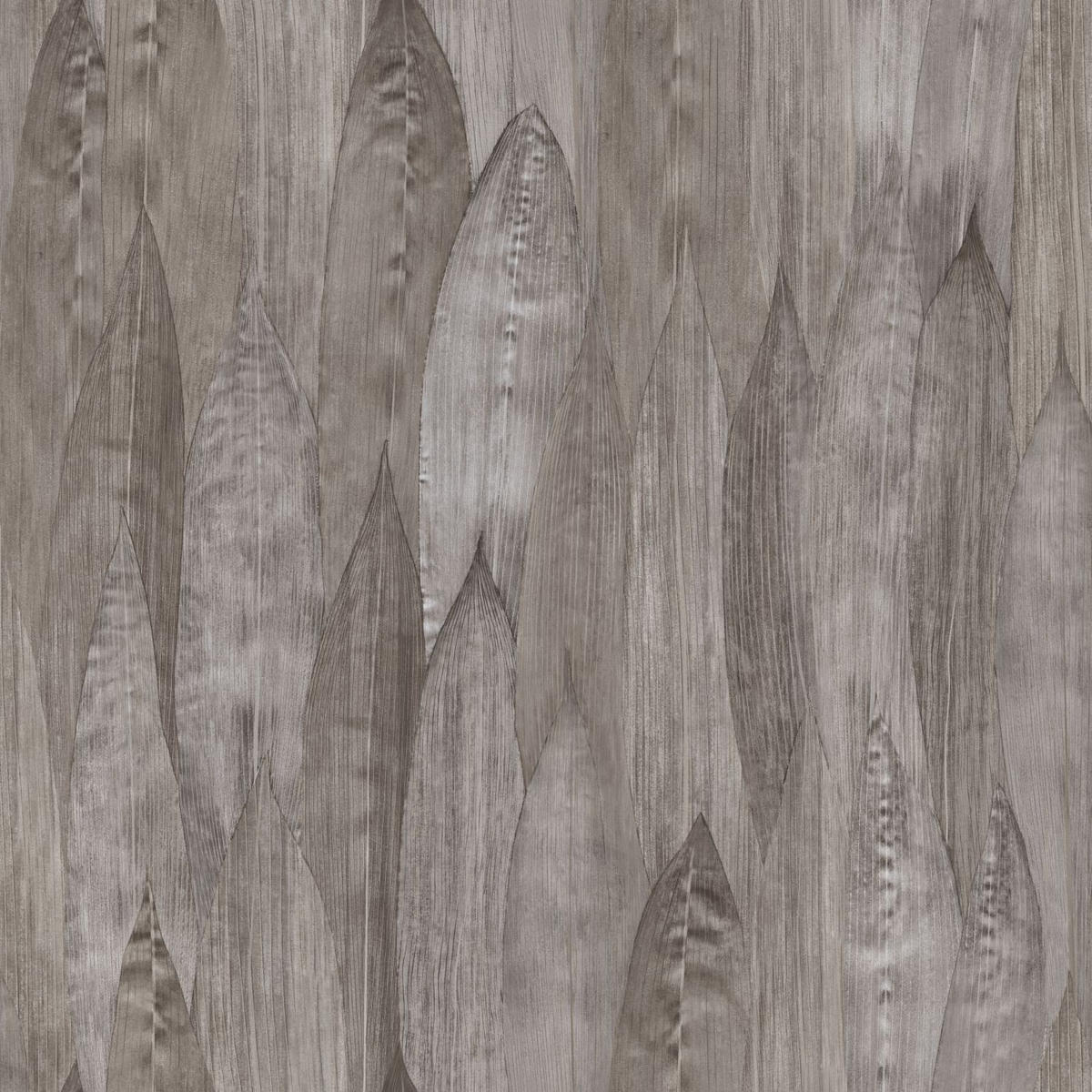 TAPETE Blätter 53 cm x 10.05 m - Braun, Papier (53/1000cm) - Origin Wallcoverings