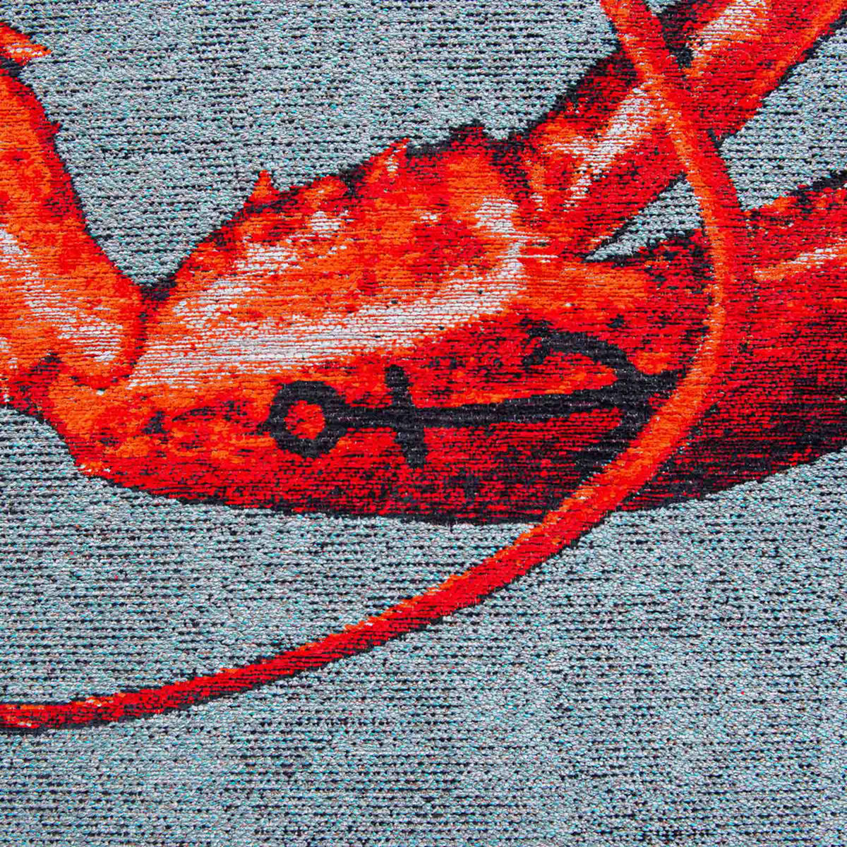 TEPPICH Steam Red Pop 240/240 cm - Grau, Textil (240/240cm) - Louis De Poortere