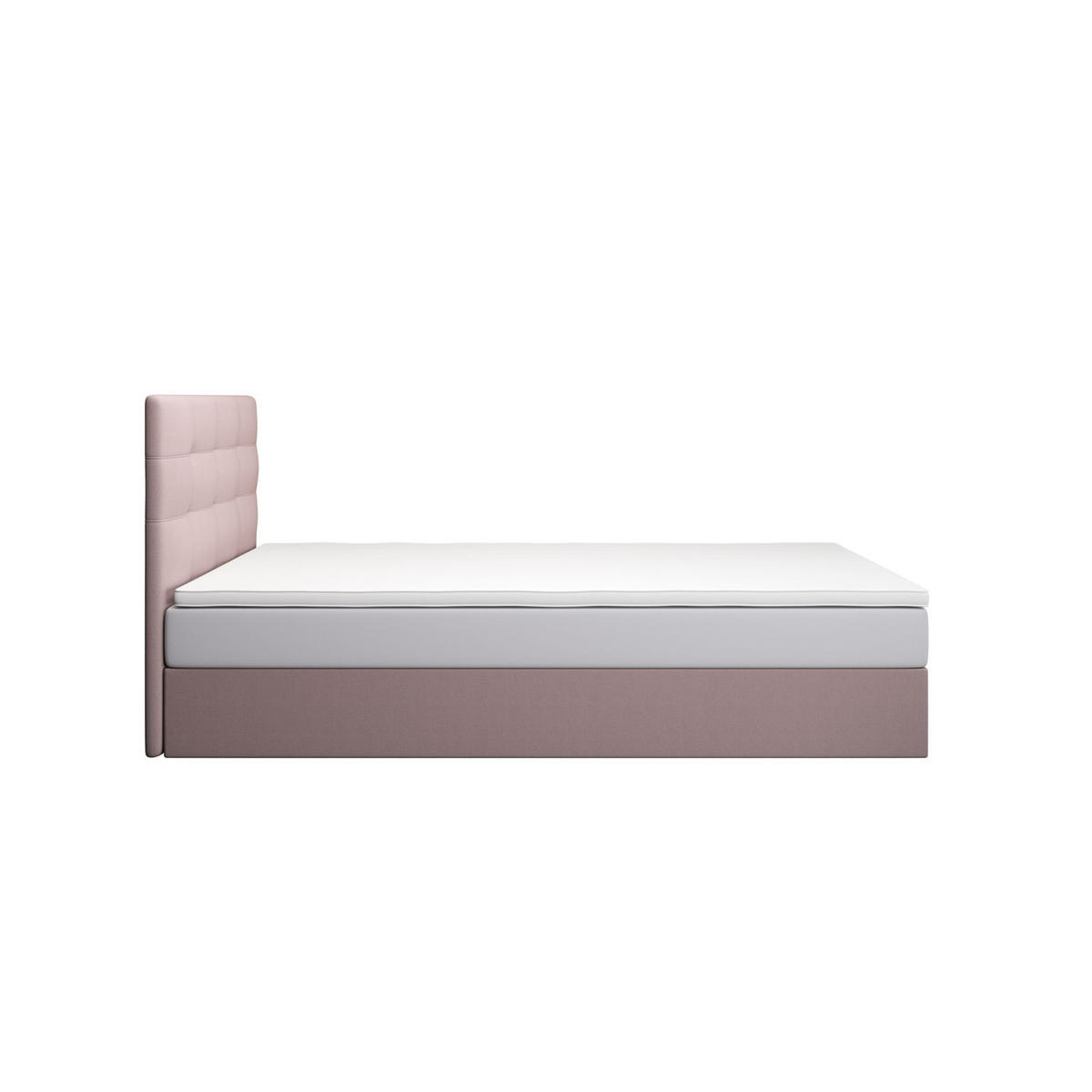 BOXBETT DUO 1 100x200 Cosmic 14, mit Matratze H3 und Topper, Rosa - Pink, Holz/Kunststoff (100/200cm) - Bedante