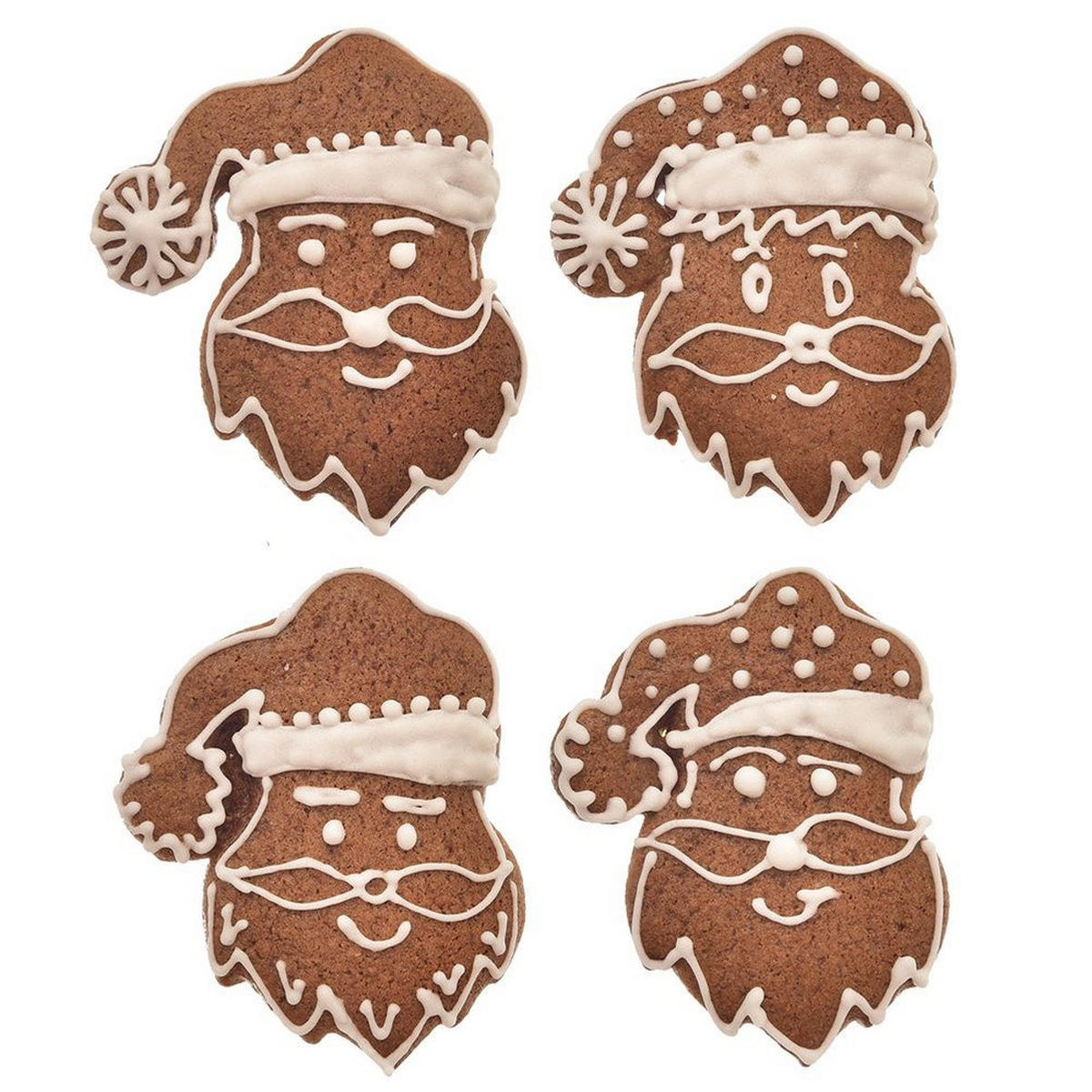 AUSSTECHFORM Nikolaus 7 cm Silber - Silberfarben, Metall (5.5/1.5/7cm) - Orion 