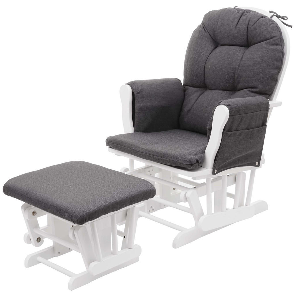 MCW RELAXAČNÍ KŘESLO HOUPAČKA Antracit