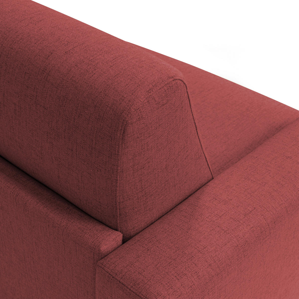 SCHLAFSOFA Nixon - Rot, Textil (220/93/96cm) - Divani.store