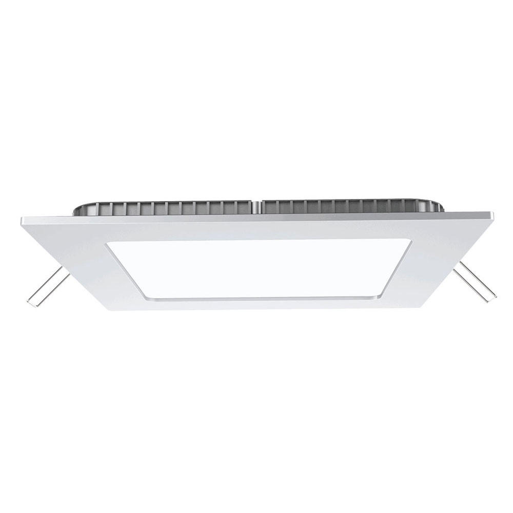 LED DECKENLEUCHTE Einbau Weiß - Weiß, Metall (22/22/2cm)