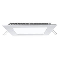 LED DECKENLEUCHTE Einbau Weiß - Weiß, Metall (22/22/2cm)