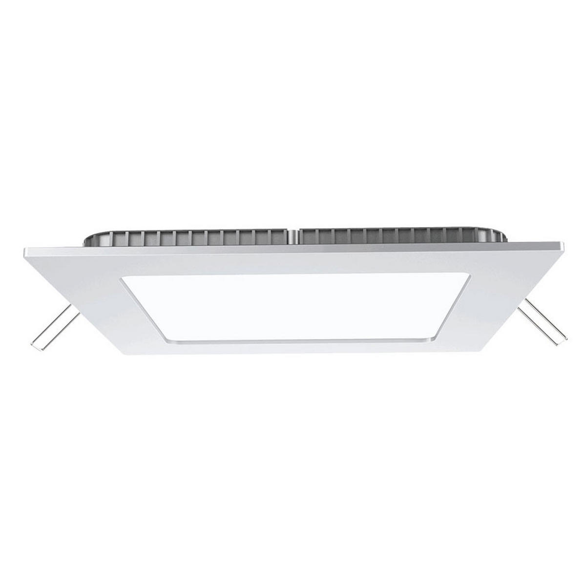 LED DECKENLEUCHTE Einbau Weiß - Weiß, Metall (22/22/2cm)