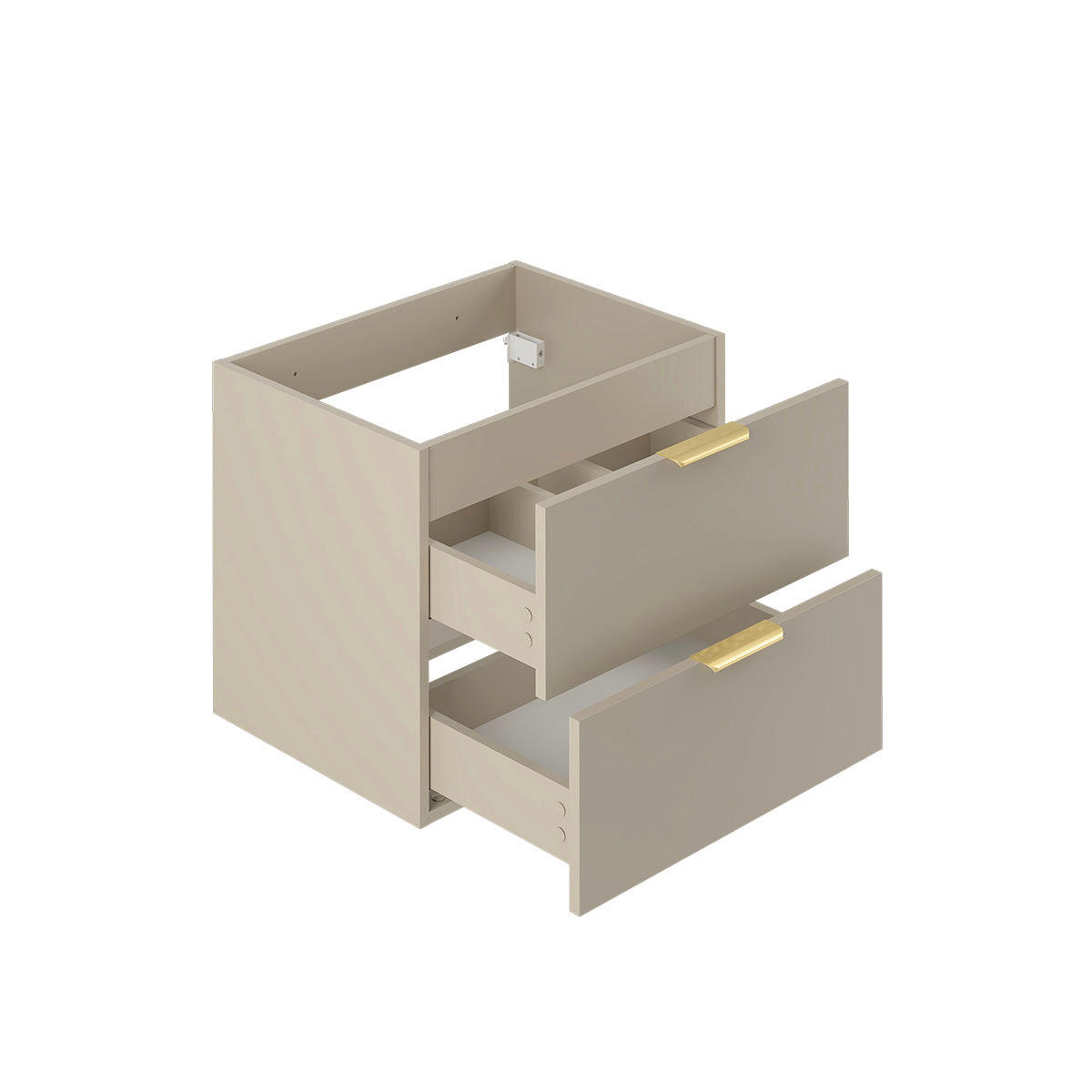 WASCHTISCHUNTERSCHRANK 120cm Astrid Kaschmir - Beige, Holzwerkstoff (120/50/45.8cm) - Petits-meubles