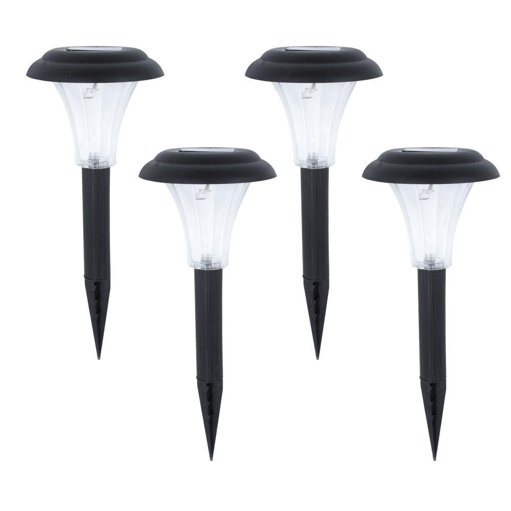 LED AUSSENLEUCHTE Solar Schwarz - Schwarz, Kunststoff (11.5/11.5/29cm)