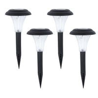 LED AUSSENLEUCHTE Solar Schwarz - Schwarz, Kunststoff (11.5/11.5/29cm)