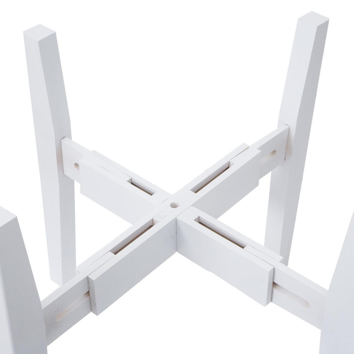 PFLANZENSTÄNDER Weiß - Weiß, Holz (37/37/30cm) - MCW