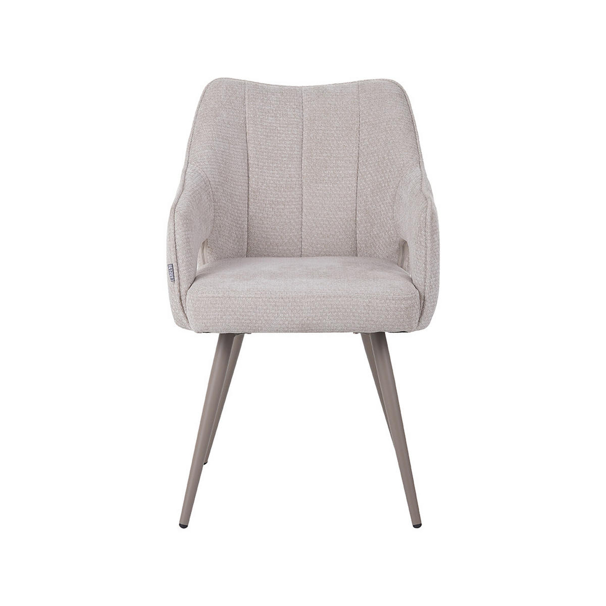 ESSZIMMERSTUHL Stan - Beige - 62/84/62 cm - 2er-Set - Beige, Textil (57/84/62cm) - LABEL51