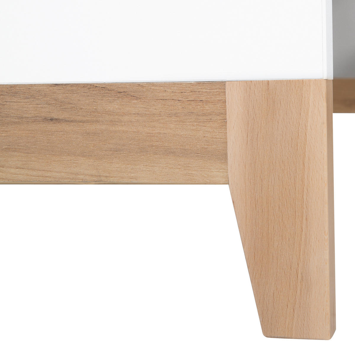 BABYBETT Finn II 70 x 140 cm - Weiß, Holz/Holzwerkstoff (70/140cm) - Roba