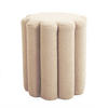 HOCKER DAHLIA Beige - Beige, Textil (35/40/35cm) - SVITA