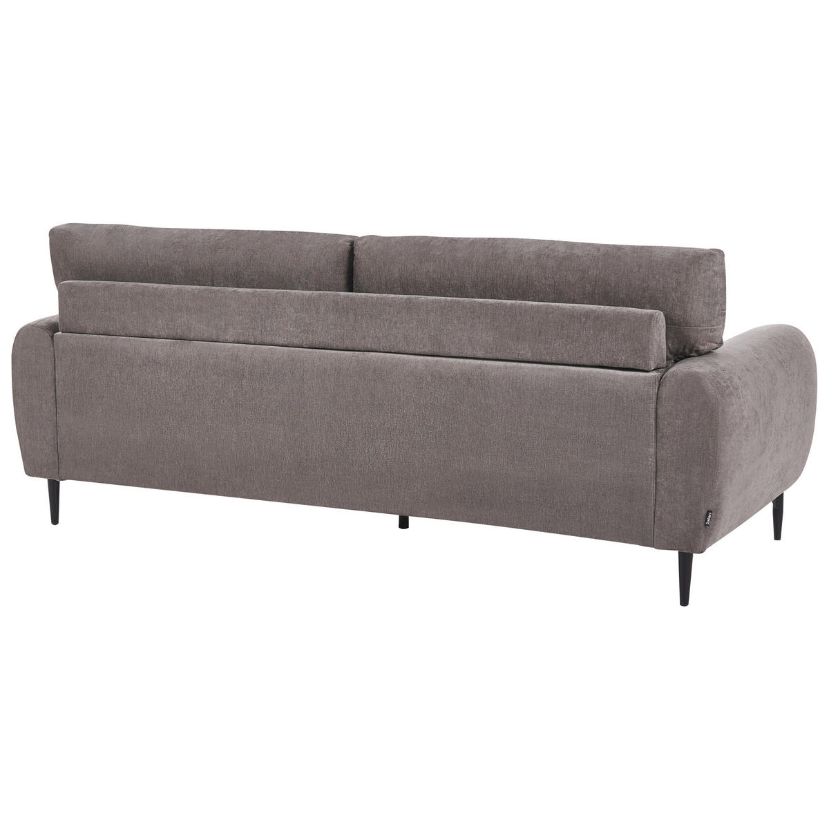 3-SITZER-SOFA Chenillegewebe Taupe Skaro - Taupe, Textil (214/87/89cm) - Beliani