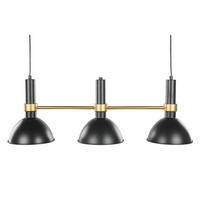 HÄNGELEUCHTE Beles 20/82/107 cm - Schwarz, Metall (20/82/107cm) - Beliani