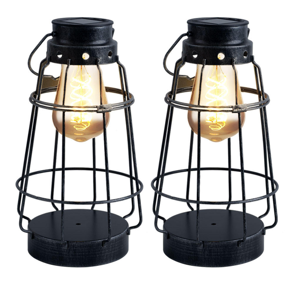 LED Außenleuchte Metall Silber 2er Set - Silberfarben, Metall (16/16/27cm) - Nowa