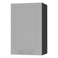 KÜCHENHÄNGESCHRANK Kvantum W2/45 Dust Grey Matt / Schwarz Matt 45 / 32,5 / 72cm - Schwarz/Grau, Holz/Holzwerkstoff (45/72/32.5cm) - Feldmann-Wohnen