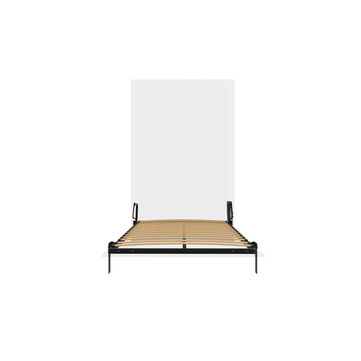 SCHRANKBETT Morphy Einbaubares 120x190 Vertikal - Weiß, Holz (120/190cm) - WallBedKing