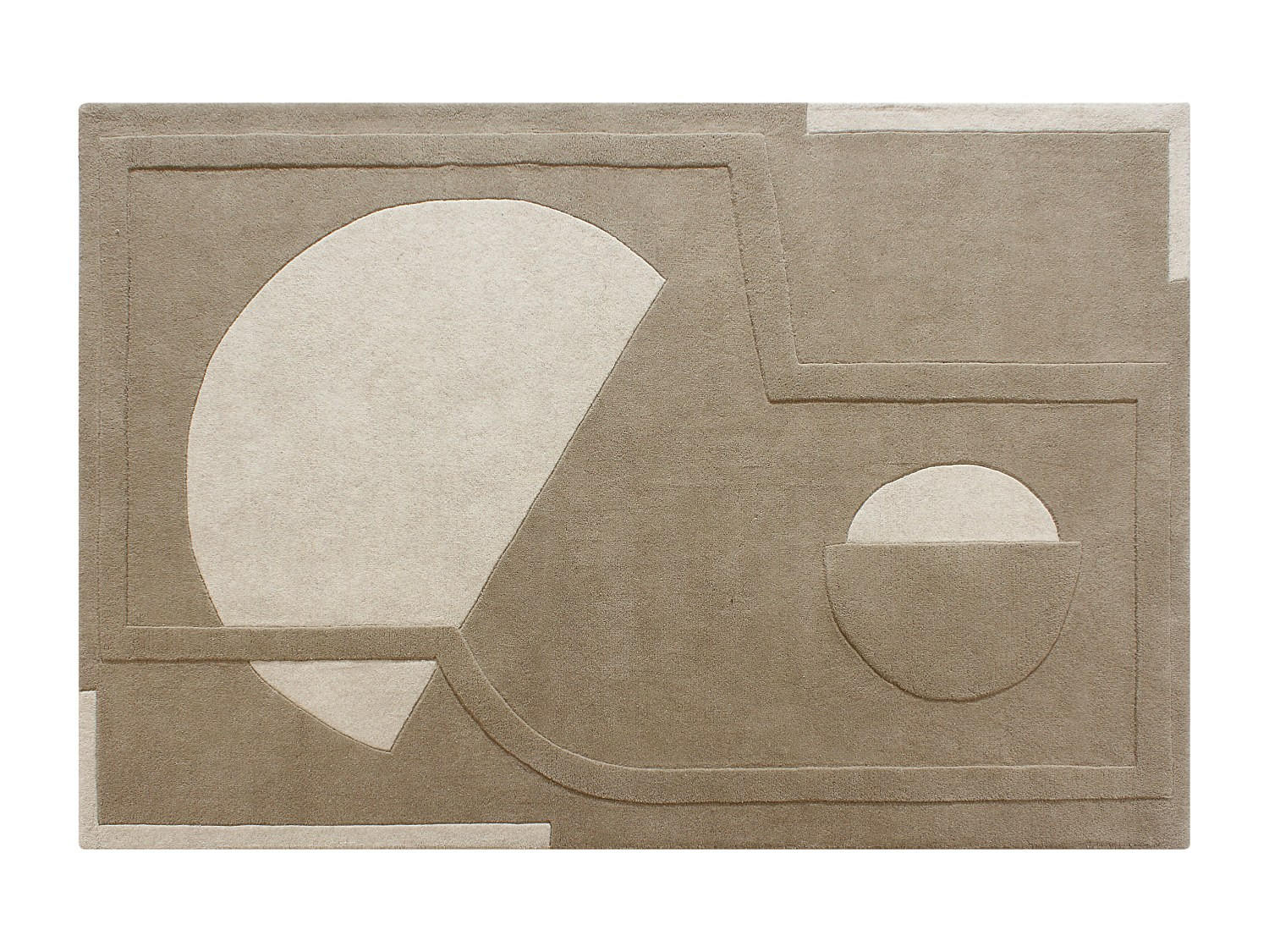 Vente-Unique Wohnzimmerteppich Beige 290x200 cm