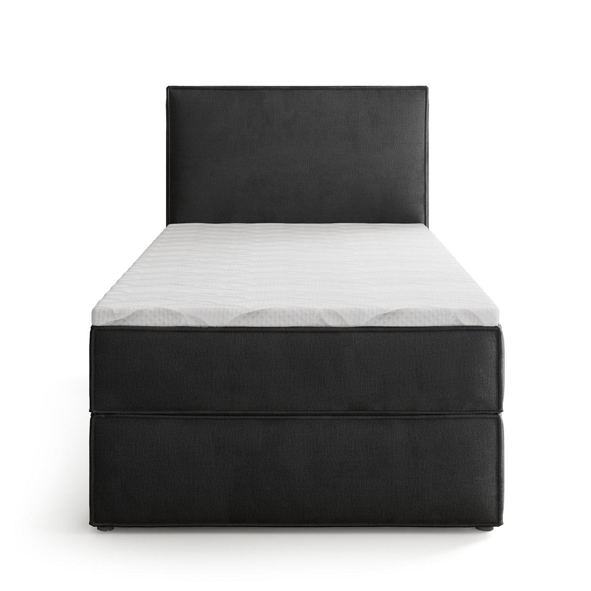 POSTEL Boxspring PELLIO 80x200 cm Černá - černá, kompozitní dřevo/textil (80/200cm) - MASSENO