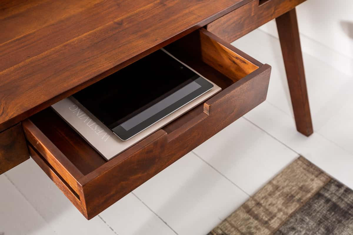 SEKRÄTER MONSOON Akazie 100cm - Braun, Holz (60/100/84cm) - riess-ambiente