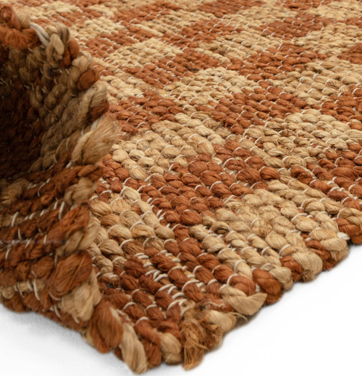 TEPPICH modern Naturfaser SCAPE Rot 120 x 170 cm - Rot, Naturmaterialien (120/170cm) - Novatrend