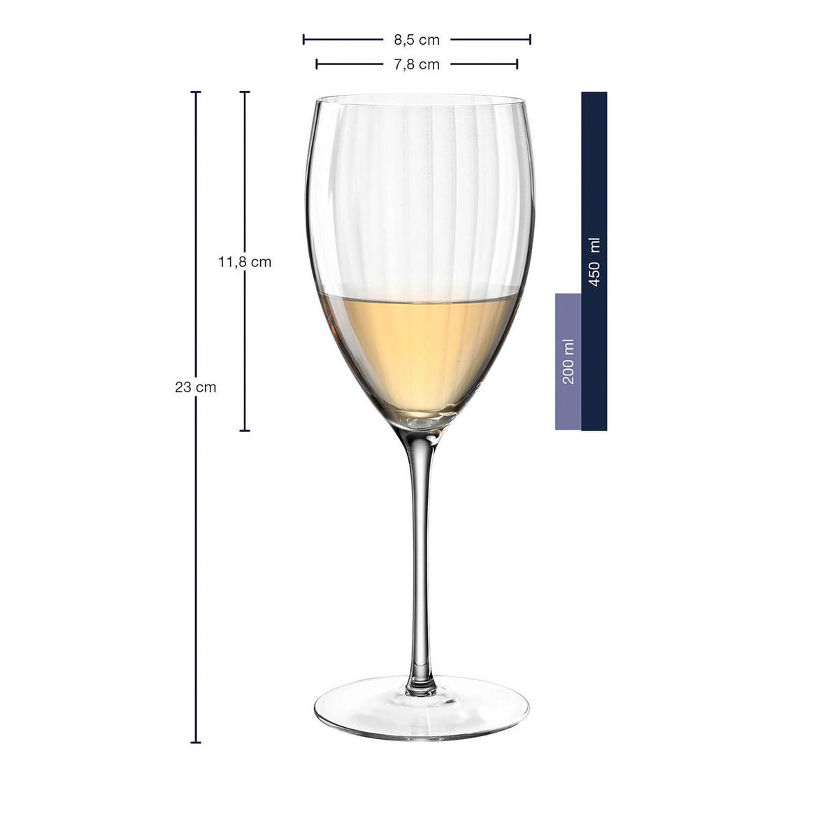 WEIN- UND SEKTGLÄSER SET Poesia transparent 6er Set - Transparent, Glas - Leonardo Living